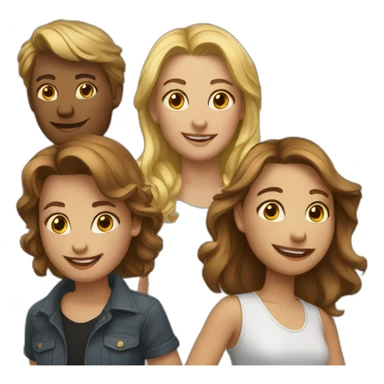 Groupes d’amis sticker