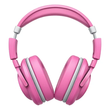 Audífonos rosas sticker