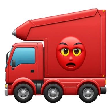 Un camion énervé sticker