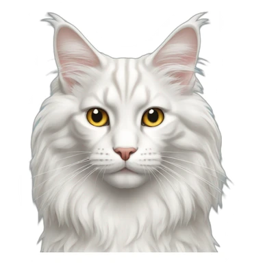 white-young-maine-coon sticker