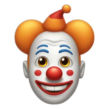 cepillin clown sticker