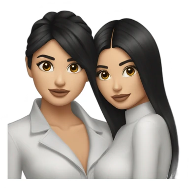 kendal jenner with kylie jenner sticker