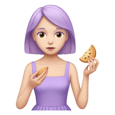 lilac eating disorder sticker