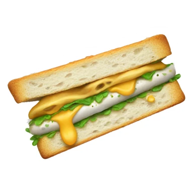 Sandwidge with mold sticker