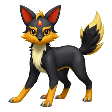 
Houndour-Torracat-Umbreon-
Salandit-Fennekin-Fakémon-Digimon-fusion (full body) sticker