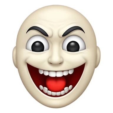 Evil laughter sticker