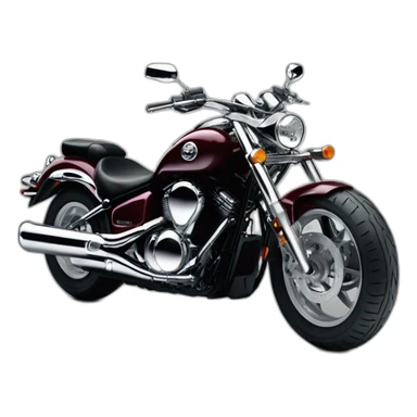Yamaha xvs 1100 Dragstar bordeaux sticker