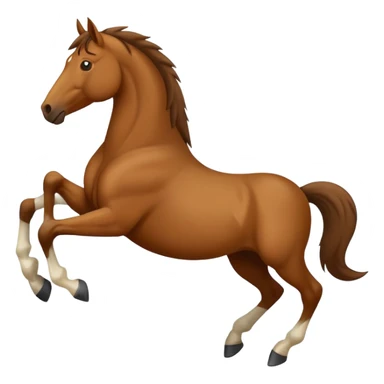 Horse on 2 legs sticker