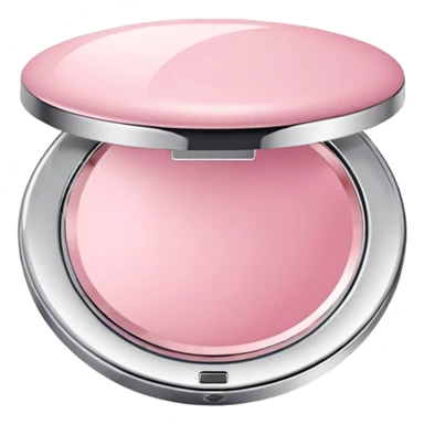 Blush compact mirror sticker