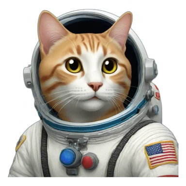 cat-cosmonaut sticker
