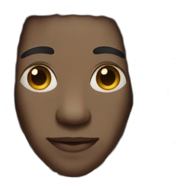 Black man with dreadlocs sticker