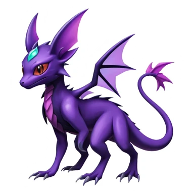 Shiny Salandit-Noivern-Espeon-Hybrid (Full body) sticker