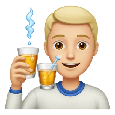 Drinking shots sticker