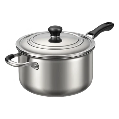 stainless steel pot lid with handle sticker