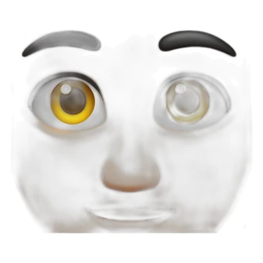 Raised eyebrows sticker