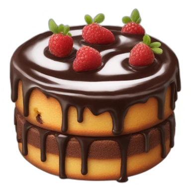 Schokolade Kuchen sticker