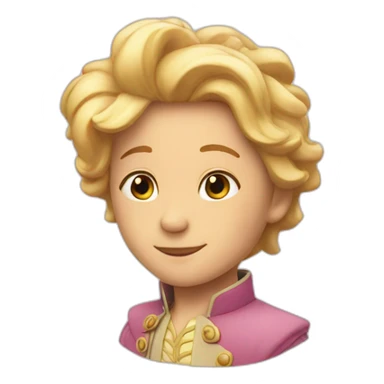 Petit prince rose sticker
