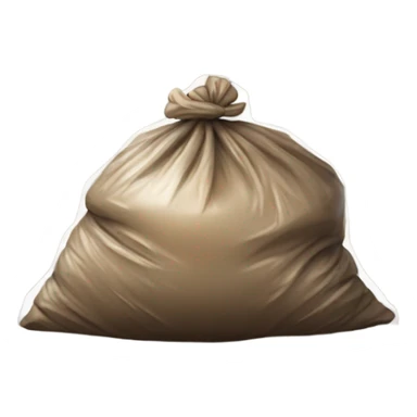 Dog poop in a bag sticker