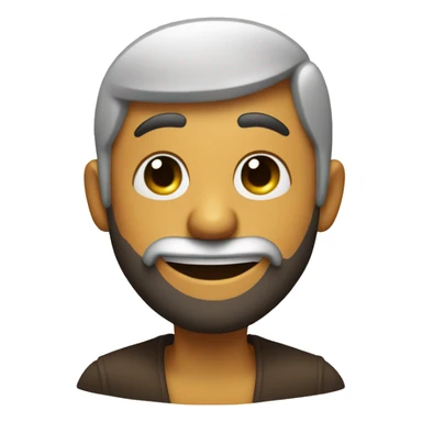 emoji shaking own beard and smile sticker
