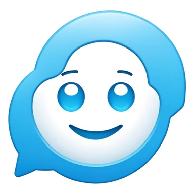 Skype app logo sticker