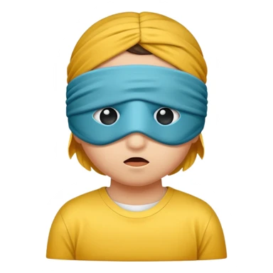 Blindfolded can not see sticker