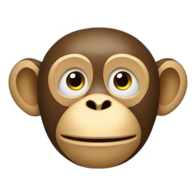 monkey with maths sticker