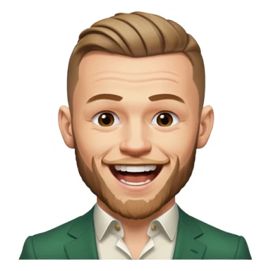 CONOR MCGREGOR LAUGHING sticker