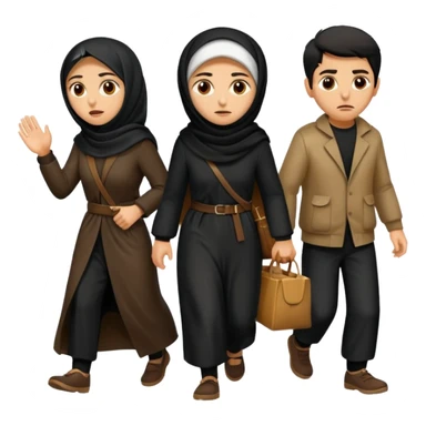 fleeing Iranians sticker