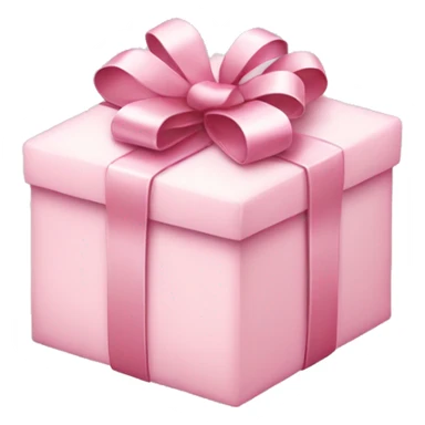 light pink christmas present sticker