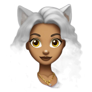 Clawdeen wolf sticker