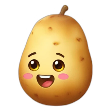 Kawaii potato sticker