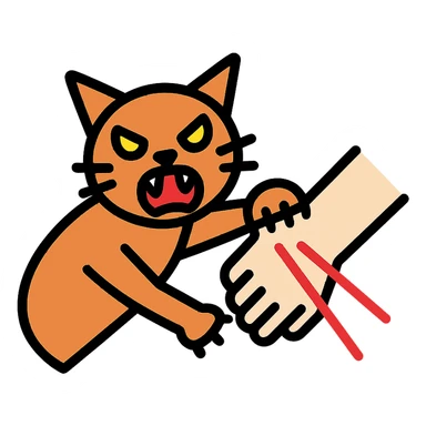 cat attack sticker