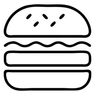 burger sticker