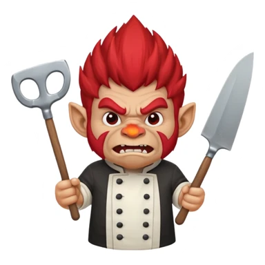 troll the red chef sticker