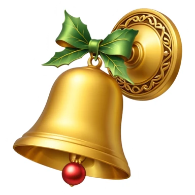Christmas bell sticker