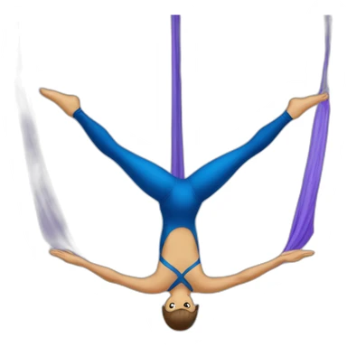 Aerial silks sticker