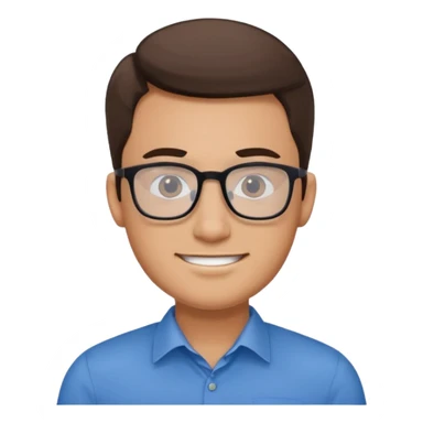 office worker man, make 2 variant, two of them are proper but have different characteristic sticker