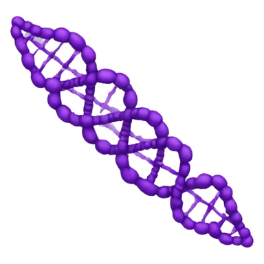 dna helix purple sticker