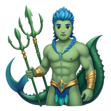 atlantis man OF THE SEA sticker