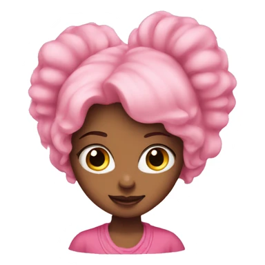 Coquette pink heart sticker