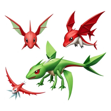 Flygon-Scizor-Latias sticker