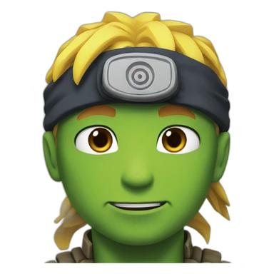 Naruto ninja turtles sticker