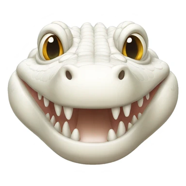 Albino crocodile sticker