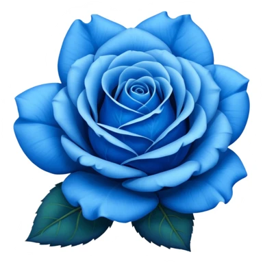 Blue rose sticker