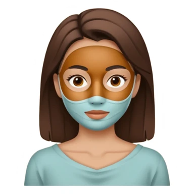 women beauty facial mugclay mask sticker