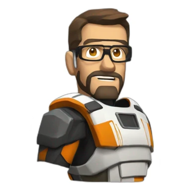 gordon freeman from half life sticker