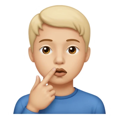 shhhhhh question mark sticker