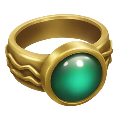  gold ring in lord of the rings style sticker