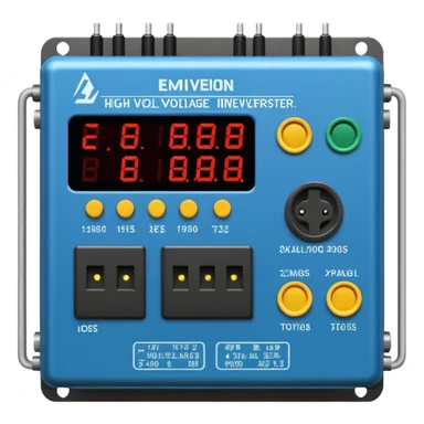 high voltage inverter sticker