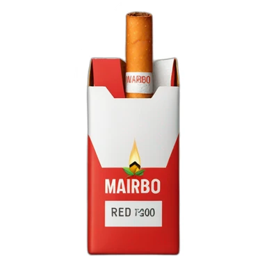 Marlboro red sticker